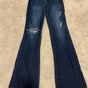 American Eagle Outfitters Dark Blue Flare Jeans